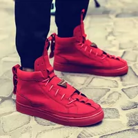 Mùa xuân của nam giới giày nam cao-top giày tăng thể thao Gaobang của nam giới khởi động Hàn Quốc giày thường của nam giới giày khiêu vũ đường phố giày thủy triều giày lười thể thao nam