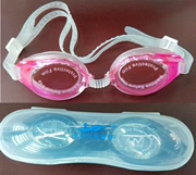 Trẻ em người lớn unisex kính bơi phẳng bán buôn đóng hộp chống nước thời trang chống sương mù kính bơi với nút tai