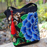 Этническая модная сумка через плечо из провинции Юньнань, сумка для телефона, этнический стиль, с вышивкой