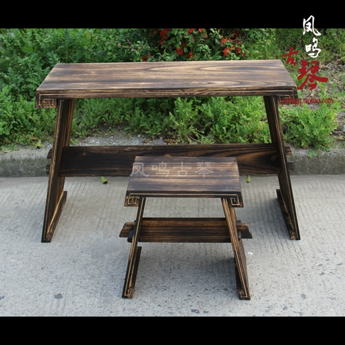 Laotongmu Guqin Table Stool Учитель Piano Paino Pavilion Direct Производитель прямой прямой продажи двойной блок Guqin таблицы подарки