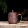 Yixing cao cấp handmade cát màu tím bìa cup quặng thô bùn màu tím kinh doanh quà tặng cup Giang Nam nước thị trấn chén trà nồi đất nung