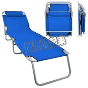 Ở nước ngoài mua thường di động ngoài trời cắm trại ghế đồ nội thất bãi biển hồ bơi màu xanh gấp ghế salon thoải mái giản dị