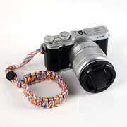 Ba lô dệt bằng tay vải bố dây đeo máy ảnh Micro SLR dây đeo cổ tay a6000 dây đeo tay cho Fuji - Phụ kiện máy ảnh DSLR / đơn