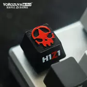 Yuyoushe H1Z1 lớn thoát trò chơi vật lý ngoại vi bàn phím cơ khí kẽm hợp kim nhôm được dập nổi keycap nút