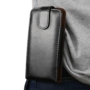 Da thật túi đựng điện thoại di động đeo đai treo Apple Samsung Huawei OPPO vạn năng điện thoại di động vỏ đàn ông dọc túi để điện thoại