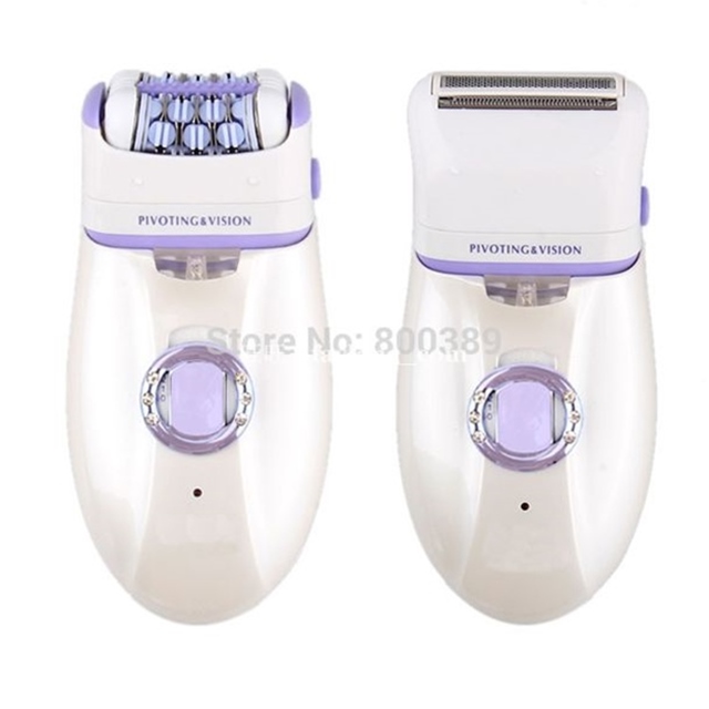 2 IN 1 LADY`S AND WOMEN DOUBLE FUNCTION EPILATOR SHAVER RE