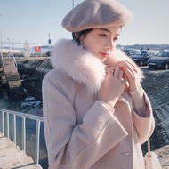 Chanel coco mùa thu và mùa đông chic áo len nữ phần dài dày Hàn Quốc eo áo len nữ sinh viên triều áo khoác dạ nữ dáng suông ngắn