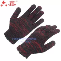 700G Liuxin Brand Красная марля перчатка хлопчатобумажную износ -устойчивый