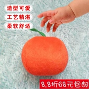 Vải sang trọng đồ chơi plush doll đồ chơi trái cây và rau loạt orange có thể được DIY tùy chỉnh