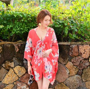 Swimwear, tea cup, supporting set, plus size, 4 piece set