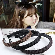 Hair Cave Headwear Phiên bản Hàn Quốc của twist nhỏ tươi 辫 headband headband tóc giả tóc giả bằng tóc với kẹp tóc nữ trang sức nhỏ - Phụ kiện tóc