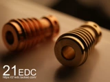 21EDC Brass Bronze High -Presision Mini Laser Ballistic Bead ракетная кулона подвеска