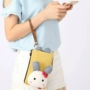 Trắc vá tuyết thỏ phim hoạt hình còng tay túi điện thoại túi đựng điện thoại mini
