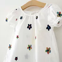 Quần áo trẻ em 2019 Mùa hè Mới cho trẻ em Áo thun ngắn tay Hàn Quốc Cô gái mùa hè Áo phông trẻ em lớn Cotton - Áo thun áo thun bé gái