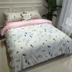 Hiện đại đơn giản gió nông thôn chải cotton in bốn mảnh nhỏ tươi bông quilt cover sheets pillowcase bộ đồ giường Bộ đồ giường bốn mảnh