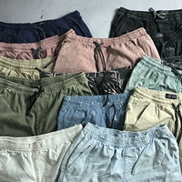 Mùa hè của nam giới quần short bãi biển rửa cũ American Casual nam mùa hè Casual Home Shorts quần đũi nam