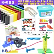 Hộp lưu trữ hộp quà tặng cạnh tranh tiêu chuẩn nhựa domino 500 piece khối đồ chơi trẻ em khối câu đố