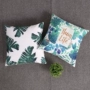 Cây xanh nhỏ tươi vườn lá lá màu xanh lá cây siêu mềm gối xe sofa đệm gối Bay cửa sổ gối ôm ghế sofa
