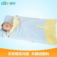蒂乐 Осенний вкладыш, спальный мешок для новорожденных для выхода на улицу, бархатный лебедь, одеяло
