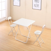 Bàn gấp ban công nhỏ đơn giản vuông cầm tay bàn đơn giản kết hợp bàn ghế nhà ăn bàn nhỏ - Bàn