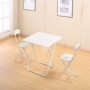 Bàn gấp ban công nhỏ đơn giản vuông cầm tay bàn đơn giản kết hợp bàn ghế nhà ăn bàn nhỏ - Bàn bàn học nhỏ
