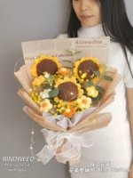 Английская бумага вязание Каждое падение Swift 3 -Hay Sunflower +Открытие для окна подарочный пакет светодиодный свет