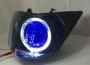 Giả mạo ống kính Yamaha GTR lắp ráp đèn pha GTR Sửa đổi đèn Xenon Mắt thiên thần mắt quỷ ống kính mắt cá - Đèn HID xe máy đèn phá sương mù xe máy