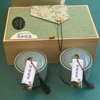Зеленый чай, чай Лунцзин, подарочная коробка в подарочной коробке, коллекция 2023, подарок на день рождения
