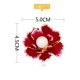 Hoa phong cách đỏ hoa mẫu đơn hoa trâm từ corsage nữ pin pin phù hợp với cổ áo pin cao cấp khăn choàng phụ kiện khóa - Trâm cài