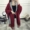 Mùa xuân và mùa thu 2019 phiên bản Hàn Quốc của áo len rộng kích thước dài áo len cardigan tua rua áo choàng len áo choàng nữ - Đan Cardigan