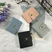 Ví nữ ví tiền xu ngắn mới của Hàn Quốc phiên bản của khóa đơn giản nhỏ ví nhỏ tươi sinh viên thẻ ví gói