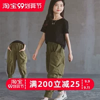 Весенние летние детские штаны, коллекция 2021, в корейском стиле, подходит для подростков, в западном стиле