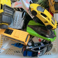 Металлическая модель автомобиля, игрушка, полицейская машина, самолет, автобус