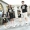Gia đình bãi biển gia đình cha mẹ-con gạc đầm đen một bộ đồ 4 mảnh Hàn Quốc quần short ngắn tay - Trang phục dành cho cha mẹ và con đồng phục gia đình cao cấp