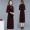 2020 mùa thu và mùa đông mới cộng với nhung chiếc váy đệm của phụ nữ phụ nữ phụ nữ mẹ trên đầu gối sườn xám cổ váy dài dài trung - Váy dài