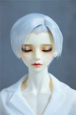 taobao agent [Kaka Planet] BJD doll wig Men's 3 -point single -tip hook side dividing shape short hair setting xzy