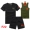 Ngoài trời đồng phục quân đội cờ ngắn tay ngắn phù hợp với đào tạo ngụy trang quần áo lực lượng đặc biệt chiến thuật áo thun nam quân đội quần - Quần áo ngoài trời