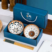 Классические 2 миски и 2 палочки для еды