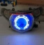 Phụ kiện xe máy siêu nhỏ CBR150R YCR đèn pha giải trí lắp ráp đèn pha xenon ống kính ngày - Đèn HID xe máy 	đèn xe máy dream