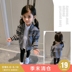 Houndstooth cô gái áo mùa xuân và mùa thu trẻ em Hàn Quốc phiên bản của áo sơ mi 2018 mới mùa thu quần áo trẻ em bé dây kéo áo sơ mi thủy triều Áo khoác