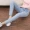 Mùa thu Hàn Quốc quần jeans cạp cao nữ chân dài màu đen cỡ lớn béo mm mỏng kéo dài quần bút chì chín điểm