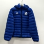 Ưu đãi đặc biệt adidas nam màu xám vịt xuống thể thao xuống áo khoác siêu nhẹ áo khoác màu xanh quân đội Chelsea AH5615 —