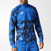 Giải phóng mặt bằng Đặc biệt Adidas Mùa xuân và Mùa thu Áo khoác nam Zipper Zipper Áo khoác Áo khoác thể thao giản dị B46918 - Áo khoác thể thao / áo khoác