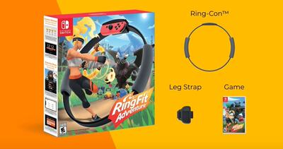 Аренда фитнес -кольцо приключения Rennian NS Game Pla Pla Lifting Switch