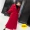 Bởi vì của áo len nữ Hàn Quốc phiên bản của 2017 mùa thu và mùa đông mới lỏng phần dài thắt lưng màu đỏ eo kết hôn áo len