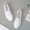 Xuân 2018 Giày trắng mới Giày nữ hoang dã giày vải nông một chân giày lười Hàn Quốc phẳng giản dị giầy thể thao