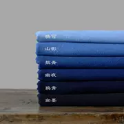 Handmade vải chàm nhuộm vải cotton vải rộng gai thêu thực vật nhuộm cỏ nhuộm vải DIY vải đặt