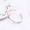 Vòng tay chữ tùy chỉnh nữ phiên bản tiếng Hàn của vòng tay đơn giản mở hoang dã cho bạn gái sinh viên vòng tay vàng hồng tặng quà sinh nhật