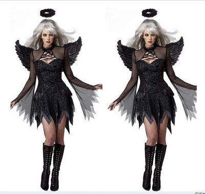 taobao agent Halloween Halloween Demon Witch Cosplay Cosplay Vampire Dark Angel Wings