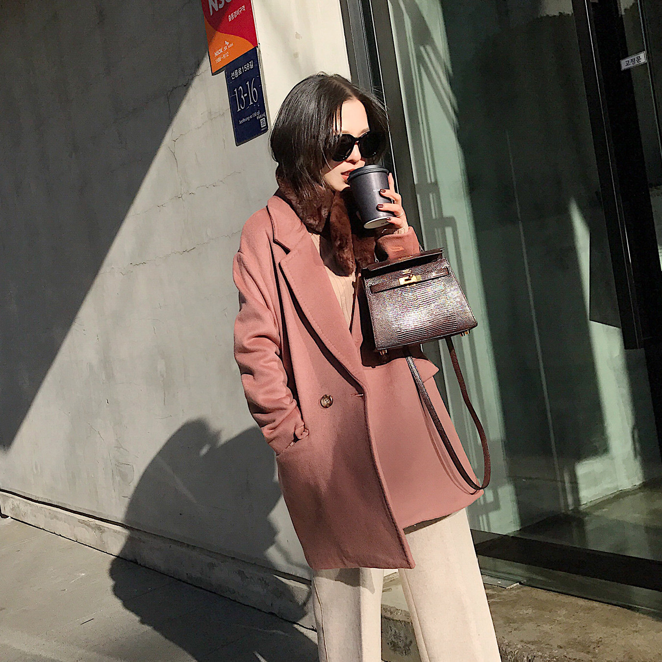 Thung lũng bí ngô ngắn áo len nhỏ nữ mới màu len len áo lỏng lẻo mn052